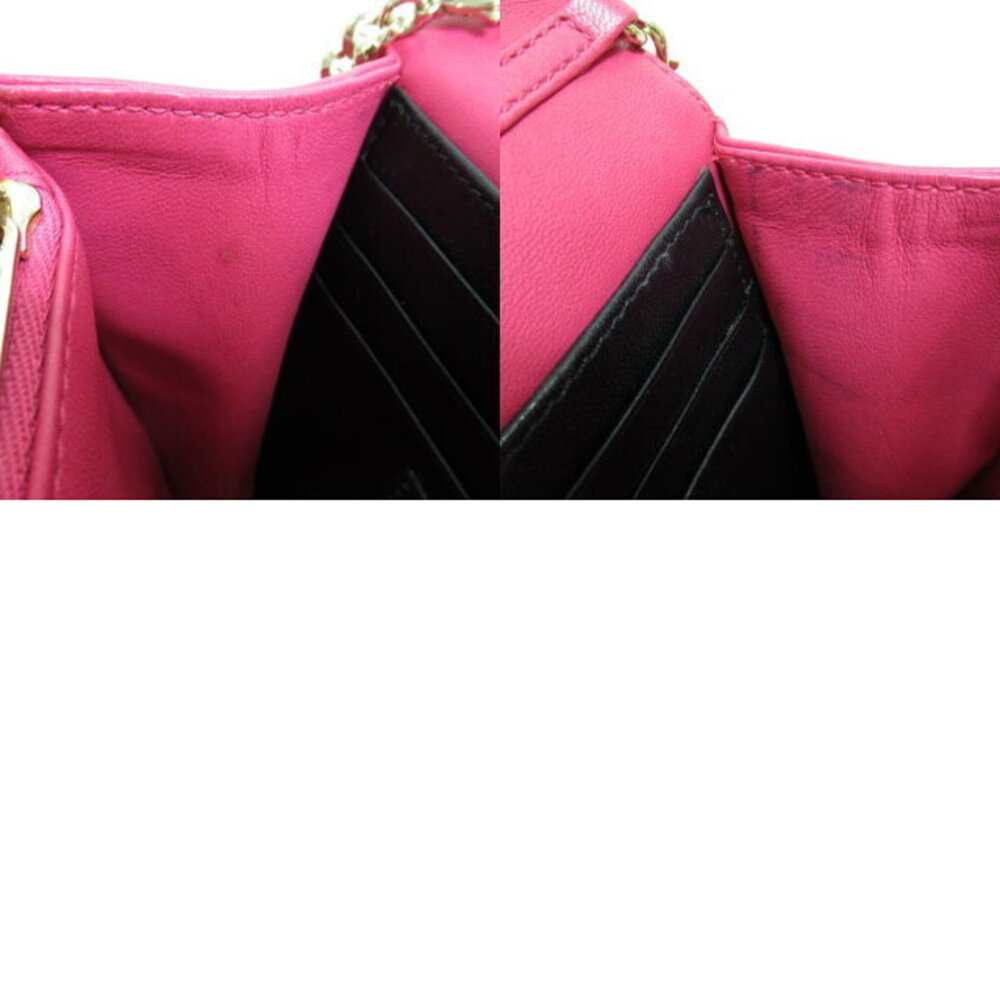 Dior chain wallet Shoulder Bag lambskin pink - Picture 10 of 10